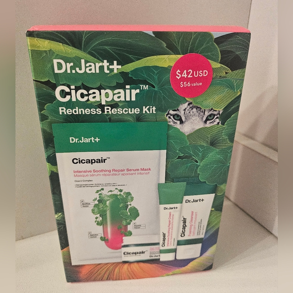 New In Box Dr. Jart+ Cicapair Redness Rescue Kit (2 Kits)